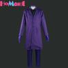 The Dark Knight The Joker Cosplay Costume Clown Full Set Coat Shirt Vest Tie Suit Outfits Joker Full Set For Halloween Costumes