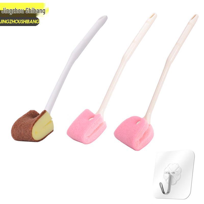 Jingzhou Shibang Long-Handle Soft Bristle Bathroom Cleaning Brush Set