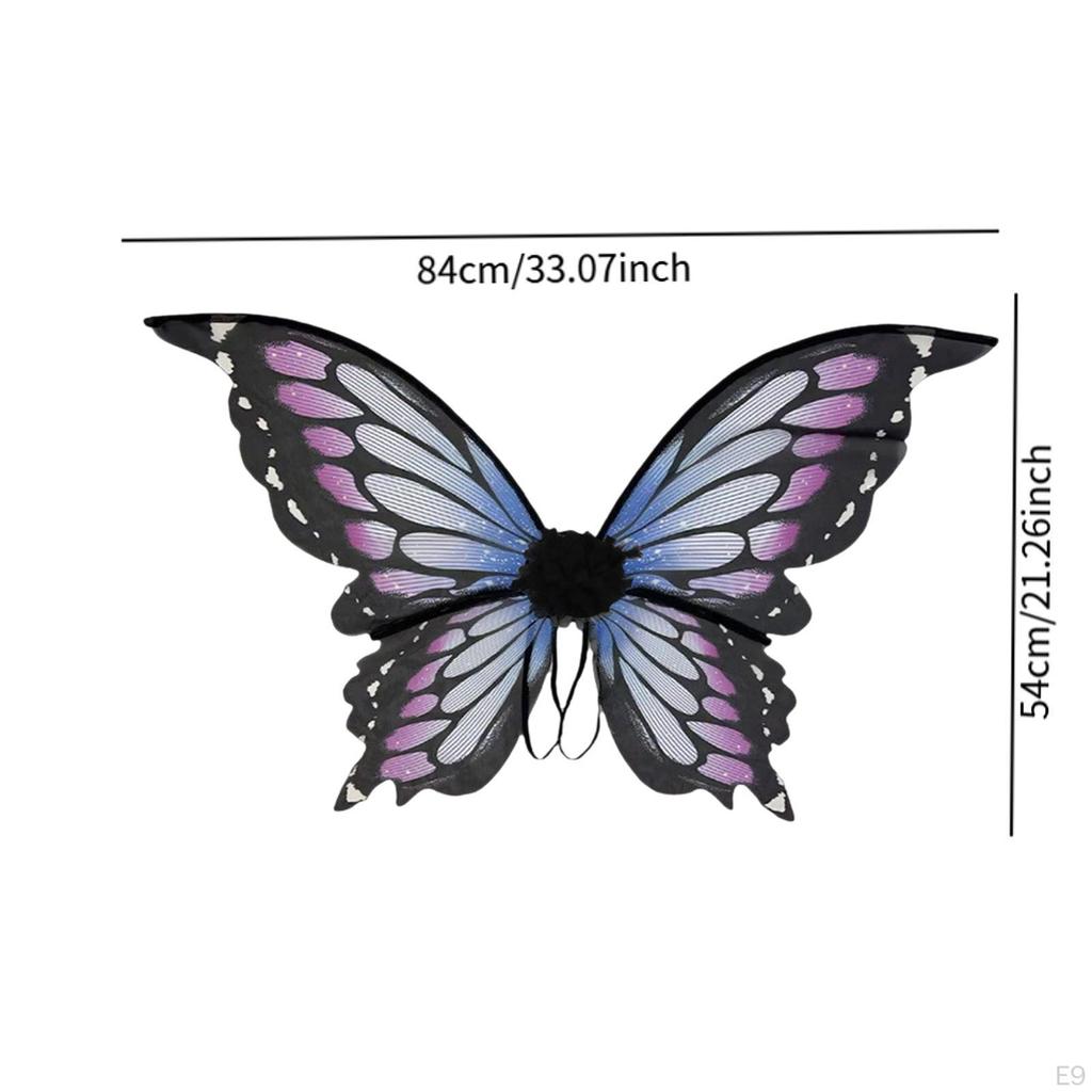 Dekoracyjne skrzydła na Halloween, kostiumy do odgrywania ról, urodziny dla kobiet i dziewcząt