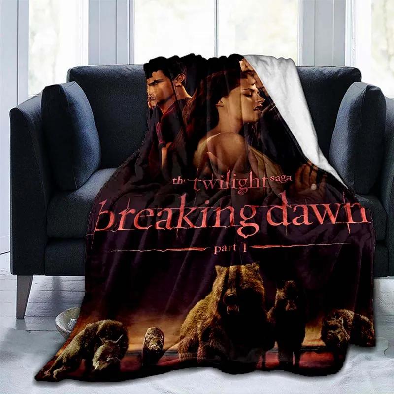 Twilight 3D printed blanket children's warm blanket soft and comfortable home travel portable blanket birthday gift blankets