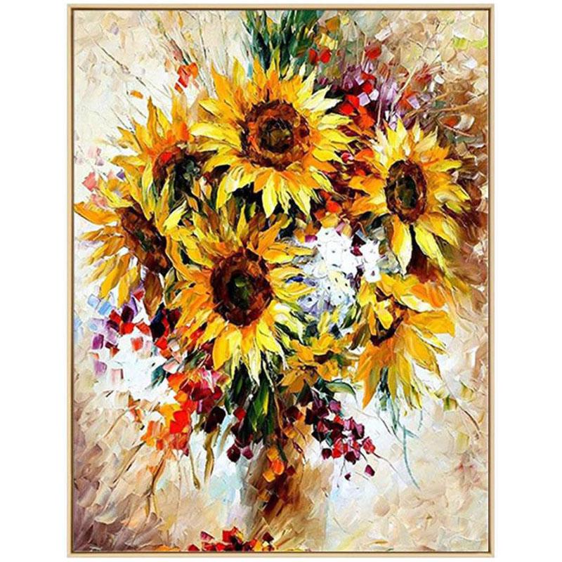 

Набор для алмазной живописи «Подсолнух» для взрослых 5d DIY Цветочный алмазный набор в виде точки с полной дрелью для алмазного искусства с номерами для алмазной живописи для домашнего декора стен