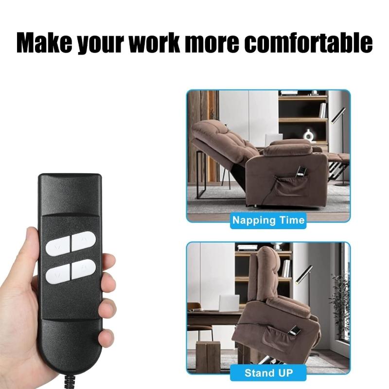 Durability ABS Motorized Bed Remote Featuring 4 Button And Comfortable Grip For Senior Mobilities Assistance
