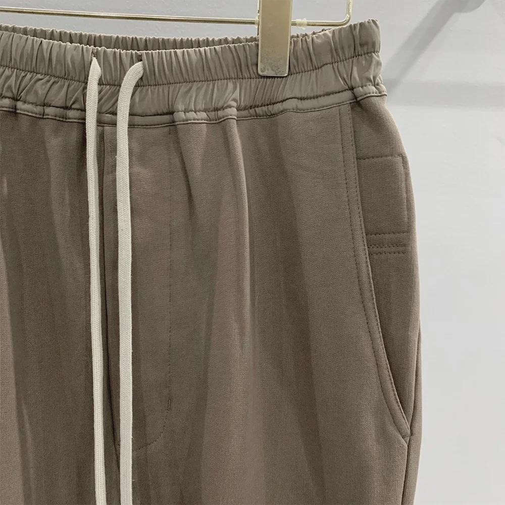 SUBHUMAN Men's Classic Cotton Fleece Harem Pants In Black/Dark Gray