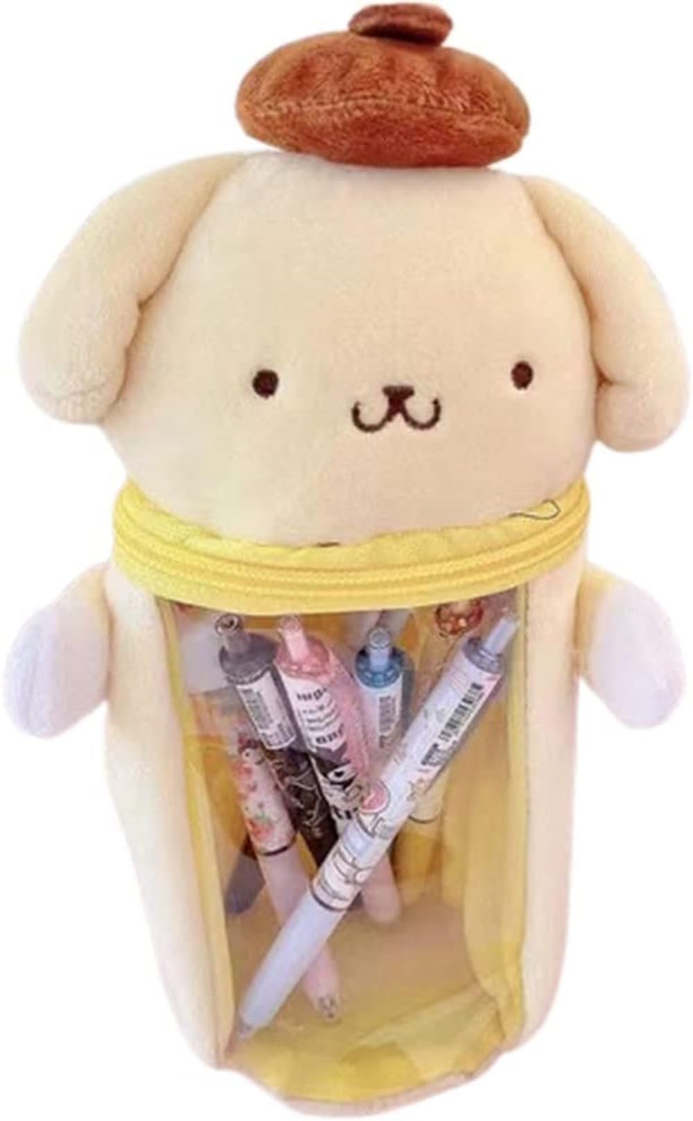 

Cinnamon Roll Pencil Plush Pen Small Item Writing Cosmetic School Entrance Gift for Boys and Character Pom Case, Pouch, Pouch, Holder, Supplies,