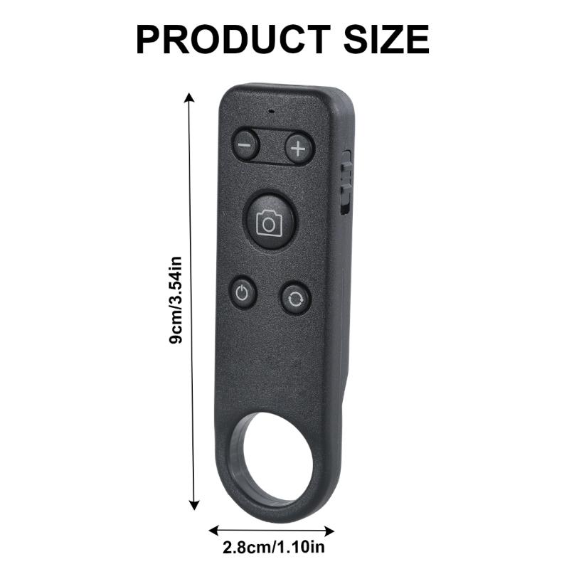 Bluetooth-compatible Remote Shutter for Phone Camera Wireless Remote Control Selfie Button Photos Videos Switching