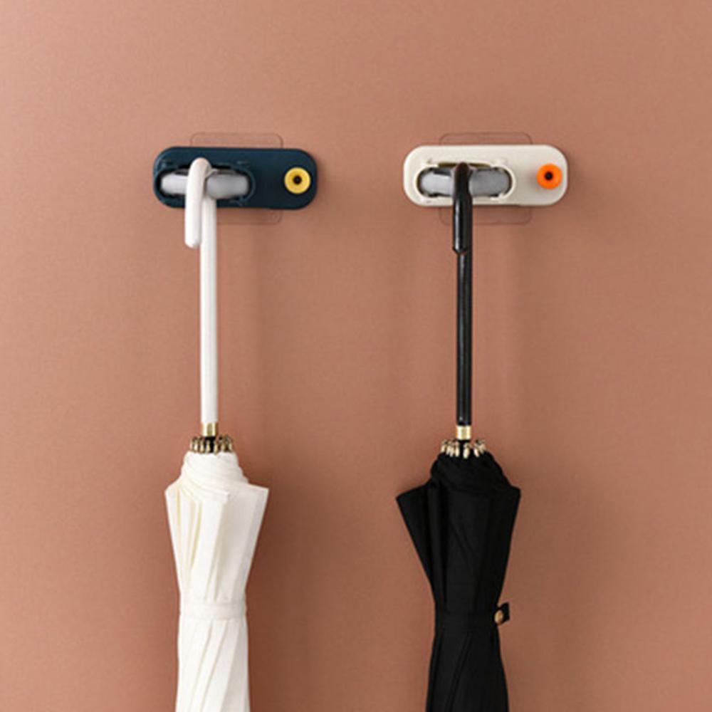 1Pcs Mop Broom Holder Wall Mounted Mop Holder Household Adhesive Storage Broom Hanger Mop Hook Racks Kitchen Bathroom Organizer