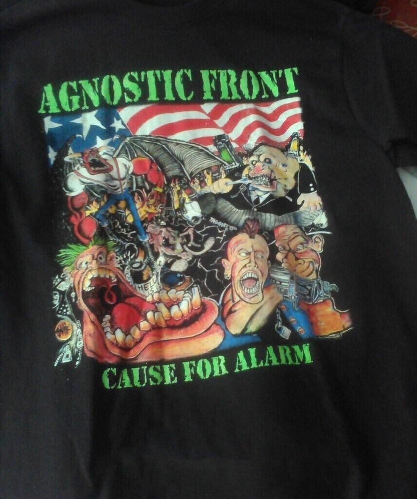 hot Merry Christmas Agnostic Front Cotton Black T-Shirt Unsiex Unisex T-Shirt L