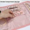 Portable Travel Storage Bag Foldable Design Jewelry Pouch Jewelry Case  Necklaces Earrings