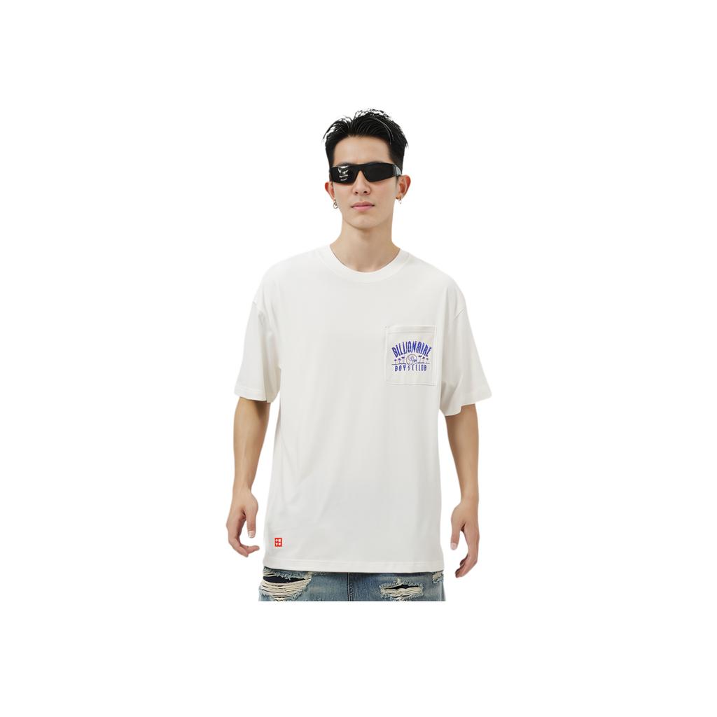 Li Ning X Billionaire Boys Club Collaboration Skateboard Series Loose Fit Crew Neck Short Sleeve T-Shirt Men T-Shirt Off-White AHSUC09-1