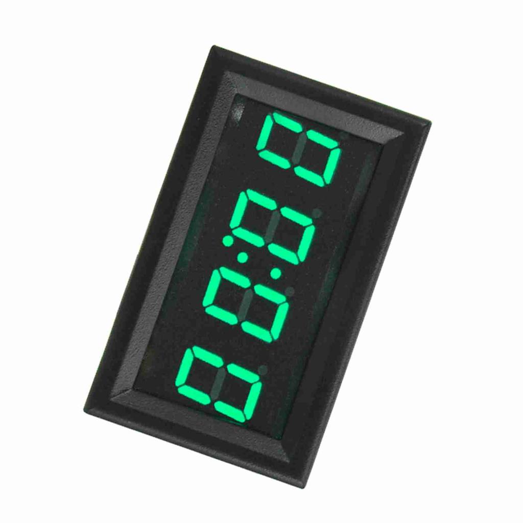 LED Elektronische Digital Leuchtende Auto Uhr Uhr Zubehör Dekoration (Grün)