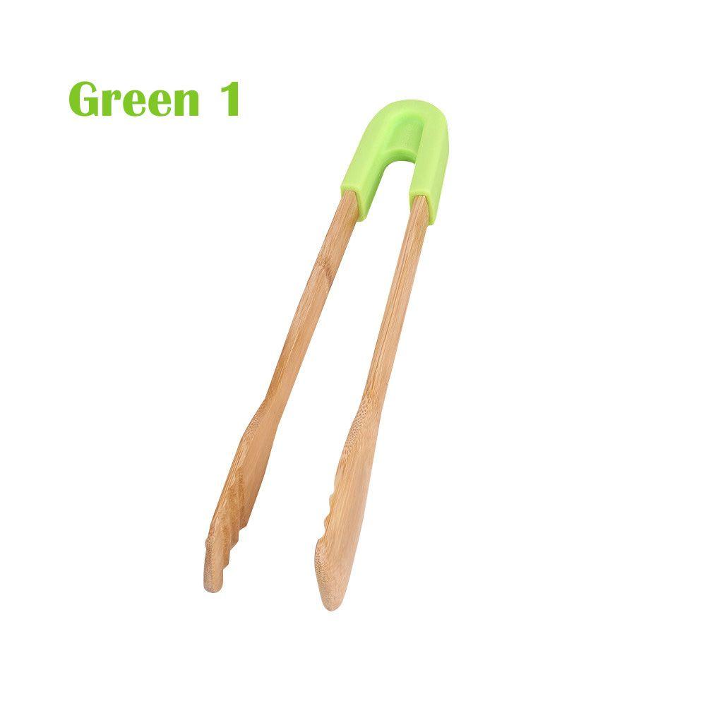 

Салат Деревянный Закуска Хлеб Барбекю Зажим Зажим для еды Кухонные инструменты Тостер Щипцы Кухонная утварь Green 1