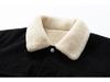 Cross-Border E-Commerce Corduroy Jacket, M-8XL Plus Size, Windproof, Work-Ready, Lapel Style, Thickened Velvet for Fat People