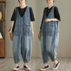 Frühlings- und Sommer-Denim-Westen-Overall Damen