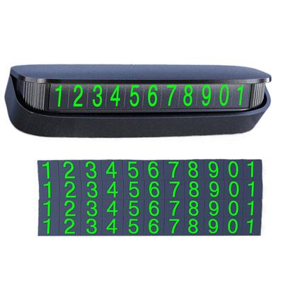 Car Parking Phone Number Plate Classic Retro Parking License Plate Temporary Parking License Plate Auto Interior Ornaments