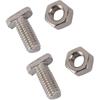 Greenhouse Nuts Bolts Set, 50Set Stainless Steel M6x14 Bolts and M6 Hexagonal Nut Greenhouse Nuts Screws Assortment Set Green House Accessories