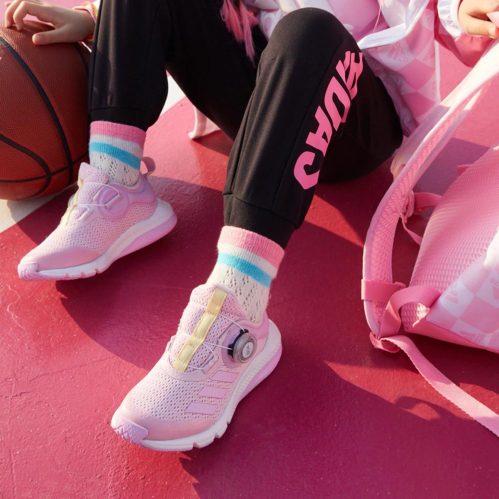 Adidas ActiveFlex BOA K Šokově růžové Dětské Tenisky Obuv-Bílá Zářivě růžová GY6579