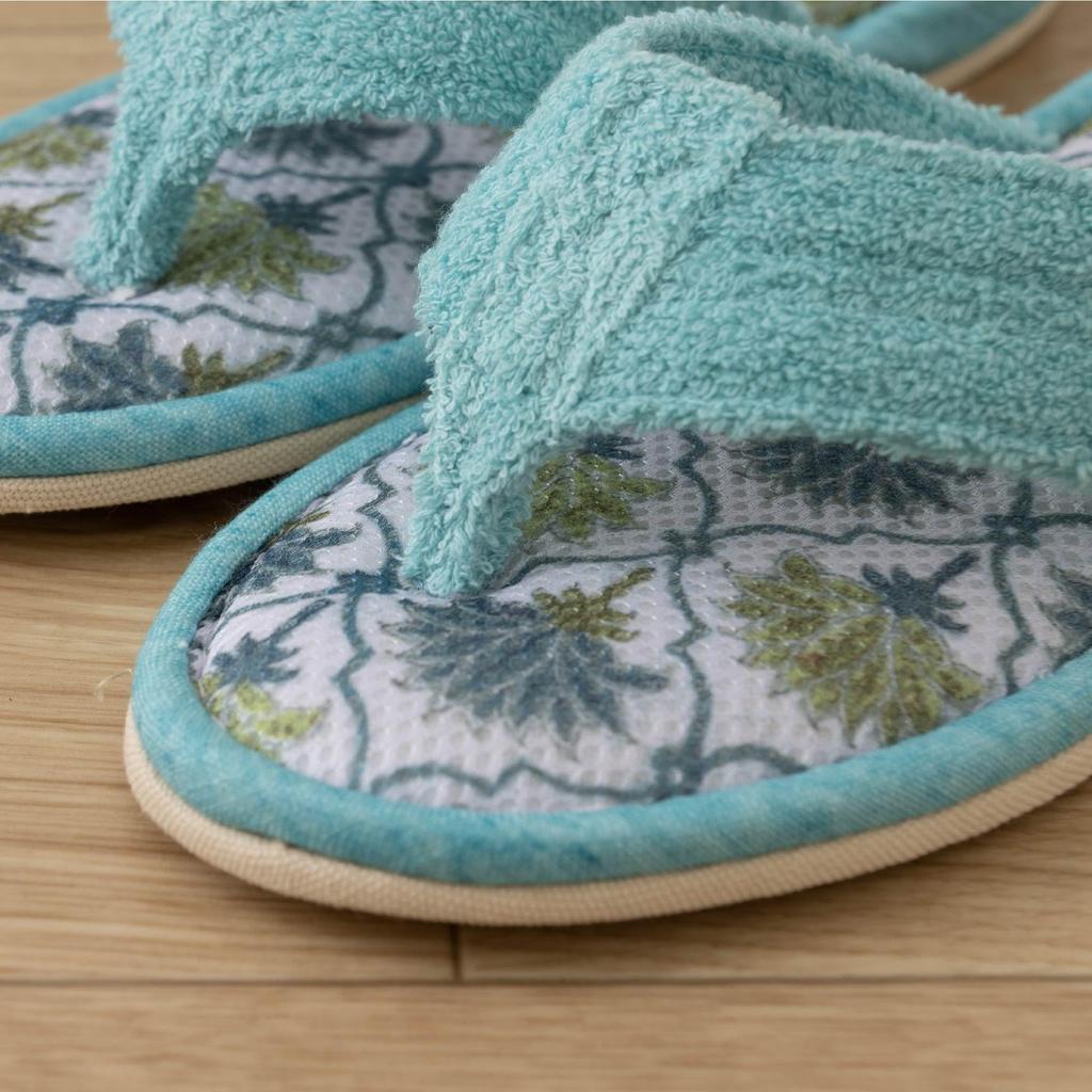 [Senko] Priya Slippers L (approx. 24-26cm) Turquoise Blue 47206