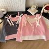 Girls' Sweet Two-Piece Long-Sleeve T-Shirt – 2025 Spring Fashion