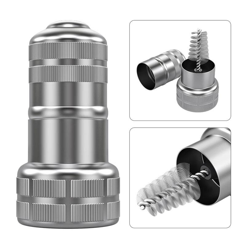 1/2Pcs Metal Brushes Car Cable Terminal Cleaning Tool Stainless Steel for Positive Negative Electrode Post Adapter Universal