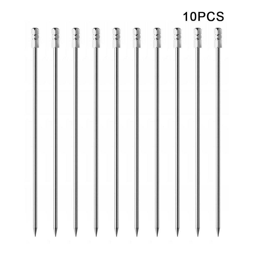 

Коктейльные палочки из нержавеющей стали, коктейльные шампуры, оливки, закуски, инструменты для фруктов и овощей