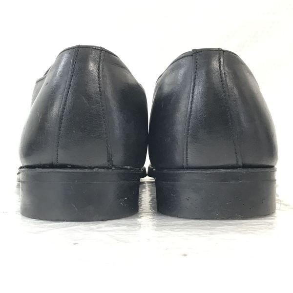 Vintage 80s-90s Cats Paw Steel Toe Loafer Moccasin Safety Dress Shoes Size 9.5D 27.0cm Black(USED)