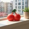 Cherry Stress Relief Toy Realistic Toy Giant Squeeze Fidget Soft Stretchy Simulation Fruit Sensory for Anxiety Portable Reliever
