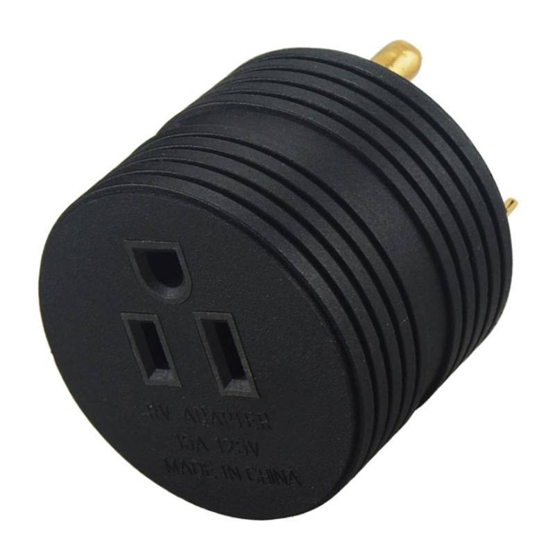 Black AC 250V 15A Screw Lock Generator Plug Socket Cable Adapter Black AC 250V 15A Screw Lock Generator Plug Socket Cable Adapter