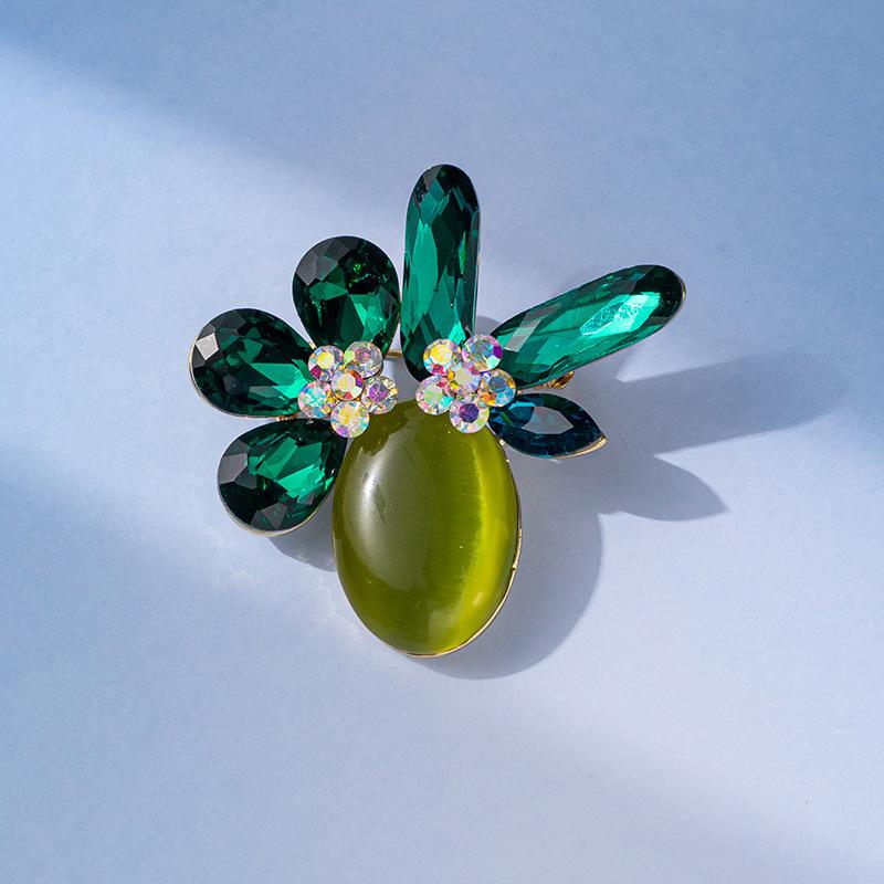 Senior brosjer blomst blad brosje pins for kvinner dress anheng mote brosjer smykker