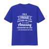 Funny Proud Father in Law T Shirt Dad Fathers Day Ideas  vintage Washed Stretched Breathable Unisex Top For Everyday Wear