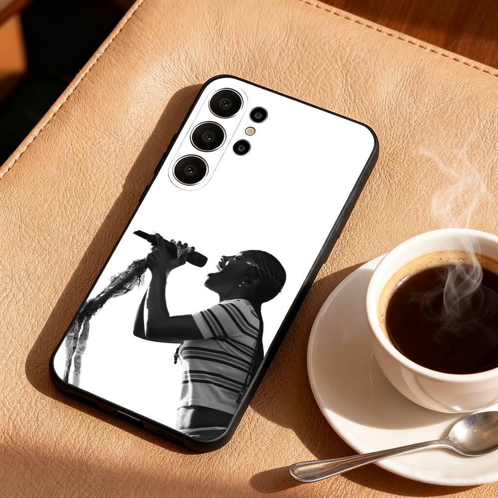 Rapper D-Doechii Phone Case For Samsung S26,S25,24,23,22,30,21,10,9,Ultra,Plus,Lite,FE Soft Black Case