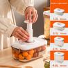 Food Storage Container Vacuum Box Large Capacity Food Dispenser for Kitchen Transparent Sealed Food Organizer Keep Lunch Fresh