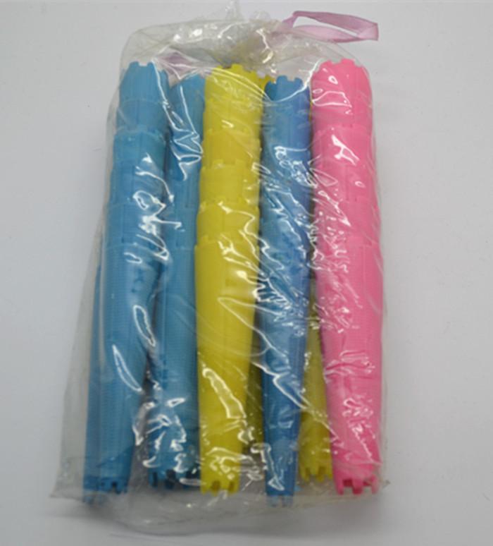 4sizes Spiral Plastic Perm Stick Women Magic Curly Hair Roller Cold Perm Bar Hair Curler Barber Professional Hairdressing Tool