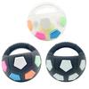 Football Shape Dog Toy with Handle Squeaky Dog Toy Ball Chew Toy for Puppies Indoor Outdoor