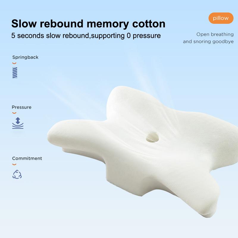 Cervical Memory Foam Pillow Neck Shoulder Support Orthopedic Ergonomic Contour Bed Pillow Side Back Stomach Sleeper