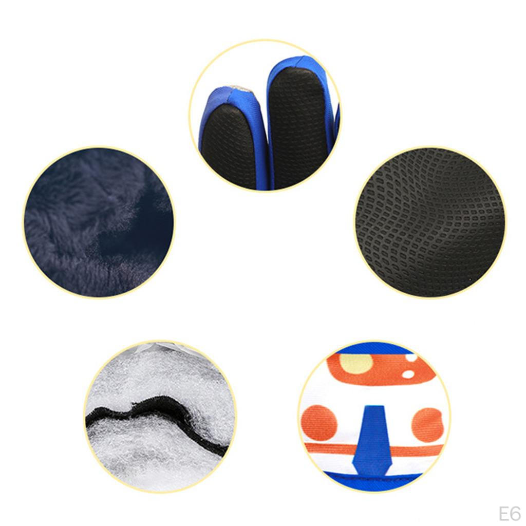 1 Pair Toddler Ski Kids Winter Gloves Waterproof Warm Adjustable