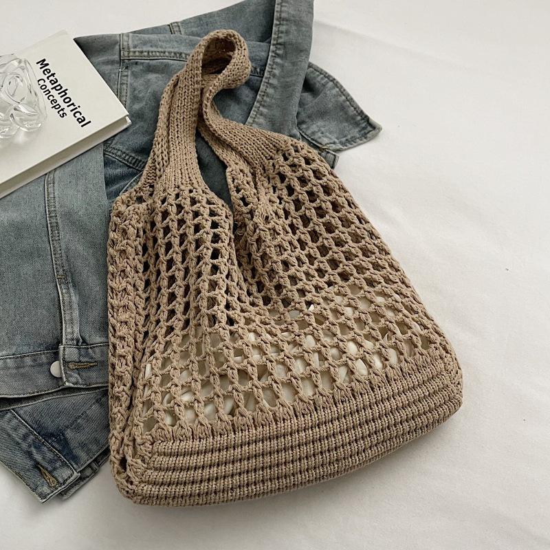 2024 Unisex Large Capacity Knitted Beach Tote Bag
