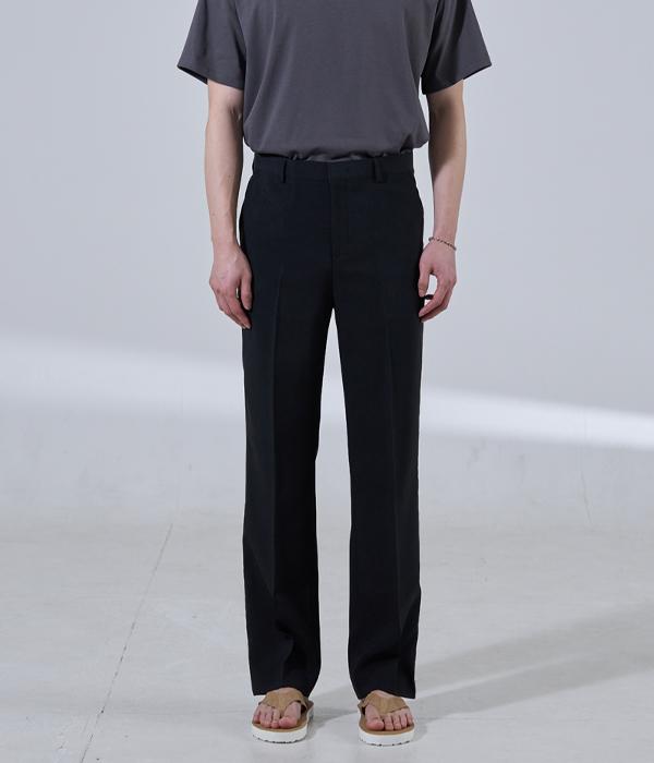 HYOJI [Summer] Customizable Long Semi-Wide Slacks (4 Colors)