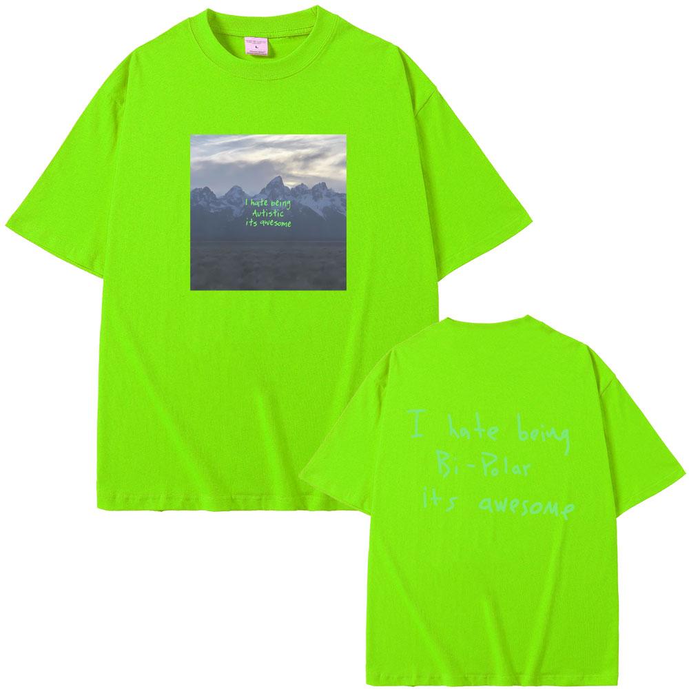 

Рэпер Канье Уэст Vultures I Hate Beiug Bi Polar Это Потрясающий Альбом Графическая Футболка Мужчины Женщины Хип-Хоп Оверсайз Футболки с Круглым Вырезом 4XL