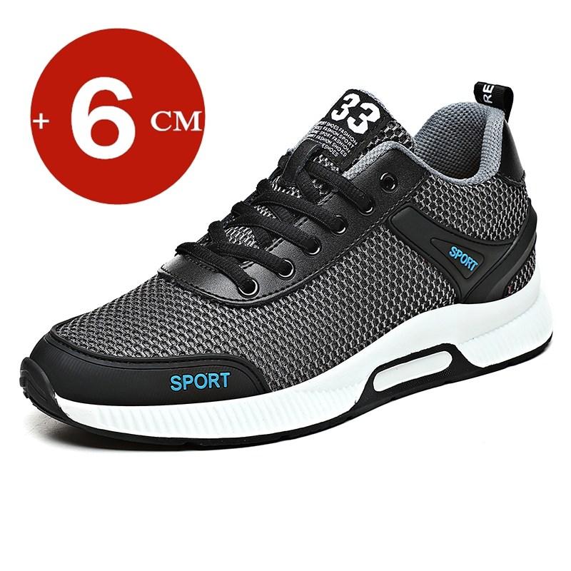 Men Sneakers Height Shoes Elevator Shoes Man Sports Heightening Shoes Height Increase Shoes Insole 6cm