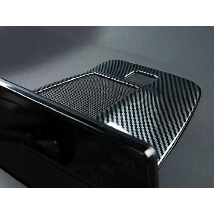 For Honda Accord  Carbon fiber Dashboard Speaker Ring Cover Trim 1pcs