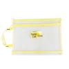 Double-Zipper Nylon Mesh Subject Bag for Student Test Paper Organization