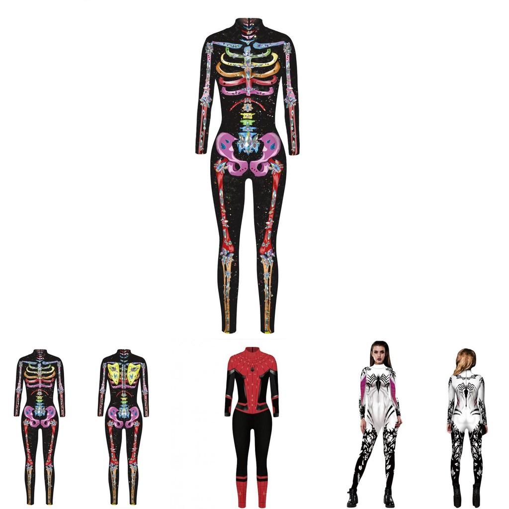 Sexy Iron Man Harley Quinn Halloween Cosplay Jumpsuit Women's Bodysuit