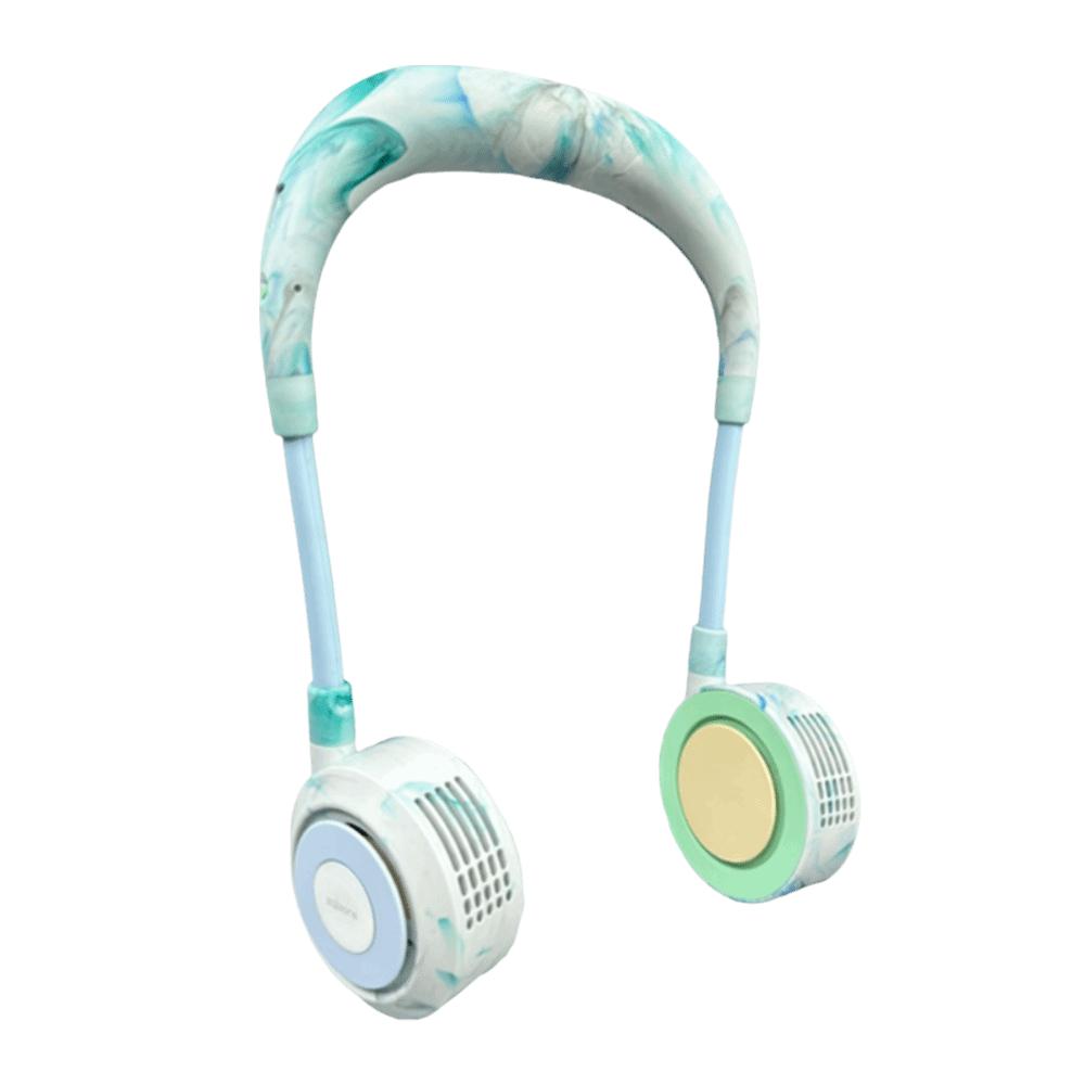 Lightweight Construction Portable Neck Fan Foldable Design Wearable Personal Fan  Daily Use