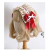 Original Lolita Pink Cupcake Cute Sweet Neck Chain Small Handmade Dessert Flat Hat Top Hat Headband Kc