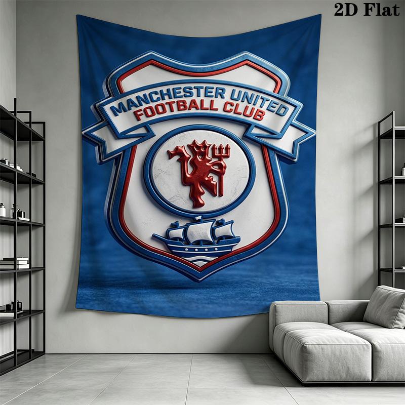 Manchester Football Club Threepiece Set 1 Duvet Cover 2 Pillowcase Without Core Bedding Set Soft And Comfortable Duvet Cover And Pillowcase