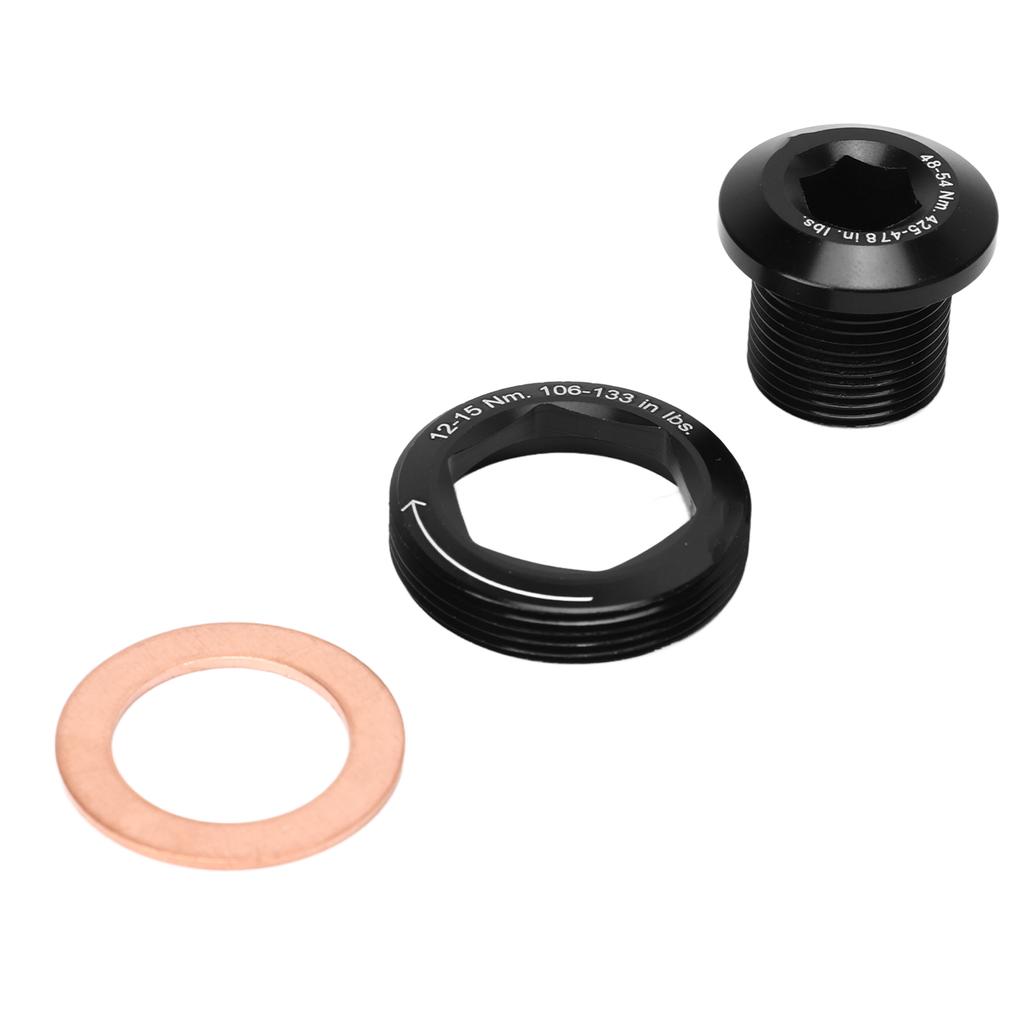 Bike Crankset Bolt Aluminum Alloy M15 M26 Hex Crank Arm Fixing Bolt for Maintenance