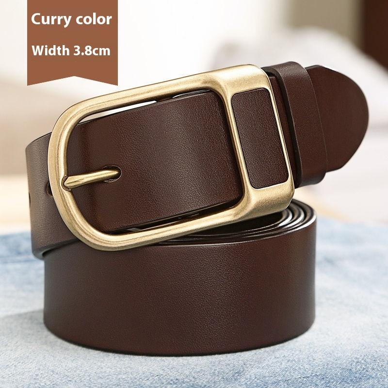 Men's and Women's Belts, Pin Buckle Casual Belts, Young and Middle-aged Business All-match Belts