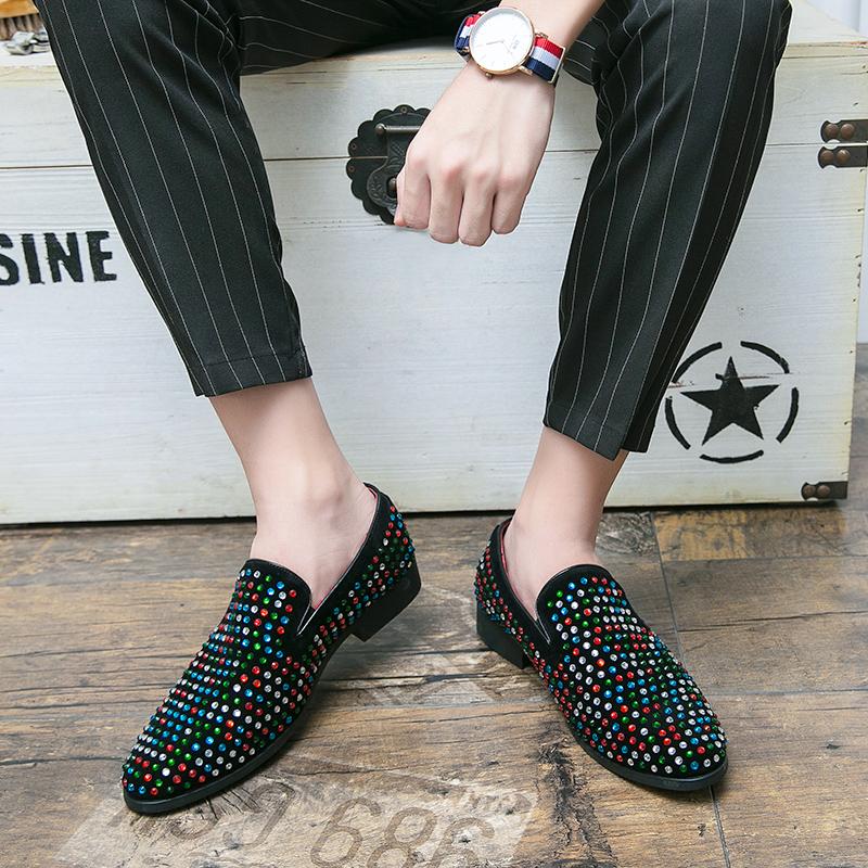 Size 38-47 Loafers Men Casual Comfortable Business Office Brand Shoes Outdoor Driving Shoes Delivered By Travel Agencies Black