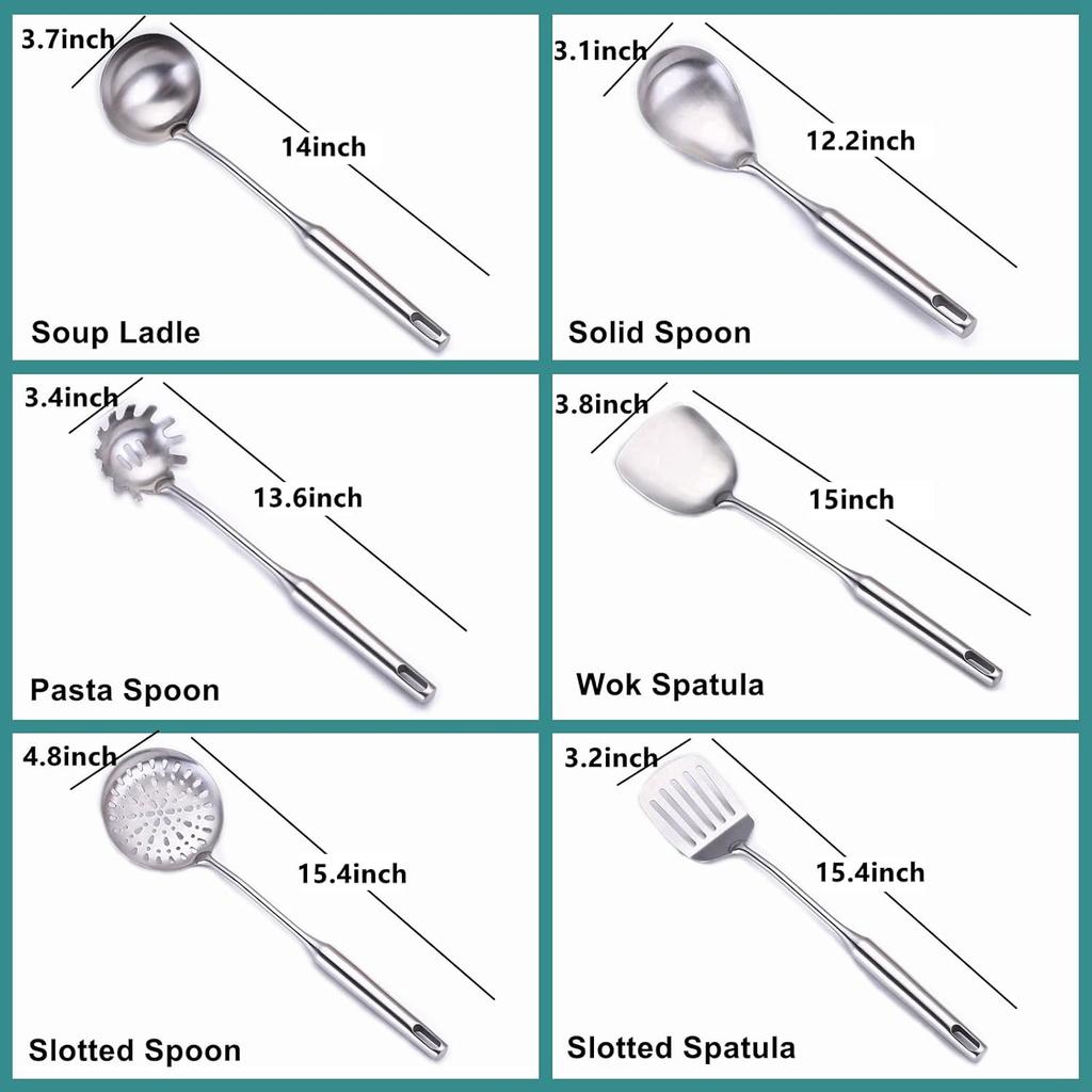 Slotted Spatula Stainless Steel Turner Stainless Steel Cooking Spatula Shovel Stainless Turner Kitchen Cooking Spatula Saute