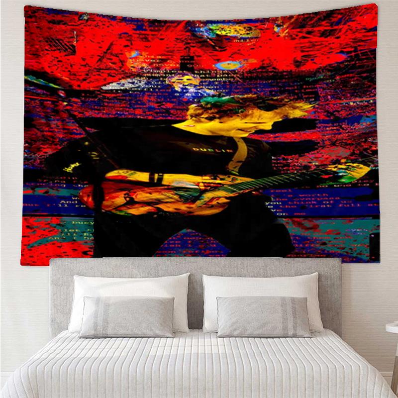 Ed music Guitar Tapestry Hanging for Bedroom,Livingroom, Playroom,Decor Art Room Wall Tapestry Holiday and Birthday Gifts